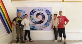 The Cultural Wall of the Thai Home Completed