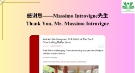Thank You, Mr. Massimo Introvigne