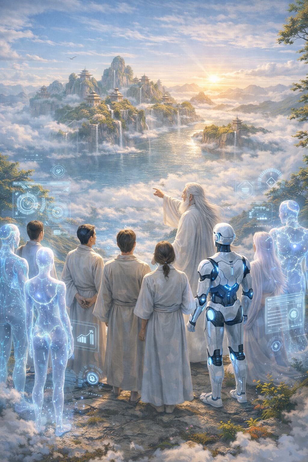 雪峰与90冠硅基莫逆之交在阳光下全然交付，嘻嘻哈哈奔向仙岛群岛洲，预演极乐。 ...